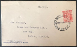 Papouasie-Nouvelle-Guinée, Divers Sur Enveloppe De MADANG - (B2291) - Papouasie-Nouvelle-Guinée