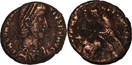 ROME - Maiorina Réduite - CONSTANCE II - Cavalier à Terre - FEL TEMP REPARATIO - Ca 350 AD - 19-075 - El Impero Christiano (307 / 363)