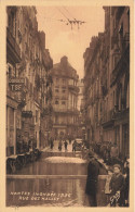 Nantes * Inondée * 1936 * La Rue Des Halles * Crue Catastrophe - Nantes