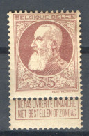 België OCB77 X Cote €37 (2 Scans) - 1905 Barbas Largas