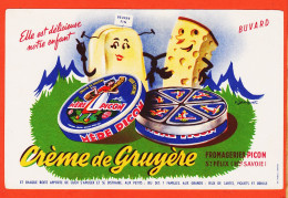 10137 ● SAINT-FELIX St 74-Haute Savoie Buvard Fromageries PICON Produits Région Crème Gruyere Tartine Par JACQUET - Zuivel