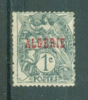 ALGERIE - N°2 Oblitéré - Timbres De France De 1900-24 Surchargés. - Oblitérés
