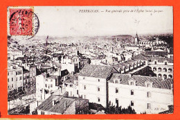 10319 ● PERPIGNAN (66) Vue Générale Prise Eglise SAINT-JACQUES St 1907 à Marius BOUTET Mercerie Port-Vendres NEURDEIN  - Perpignan