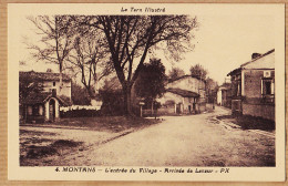 10242 ● ● Etat Parfait-MONTANS Tarn Entrée Du Village Arrivée De LAVAUR 1920s Phototypie Tarnaise POUX 4 Albi - Other & Unclassified