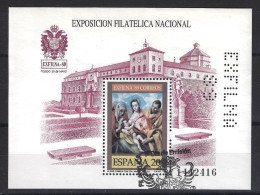 España U 3012 HB (o) Usado. 1989. Perforado Exfilna 89 - Usati