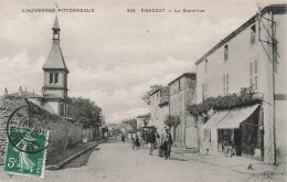 FRANCE - L'Auvergne Pittoresque - Ennezat - La Grand'Rue - Vue Générale - Animé - Carte Postale Ancienne - Ennezat