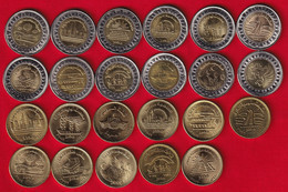 Egypt Set Of 23 Coins: 50 Piastres - 1 Pound 2015-2021 UNC - Egypte