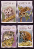 AUSTRALIEN MI-NR. 1189-1192 POSTFRISCH(MINT) TIERE DES HOCHLANDES MARDER KÄNGURUH 1990 - Roedores