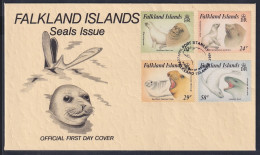 Falkland-Inseln FDC 464-467 Als Ersttagsbrief #NK462 - Falkland