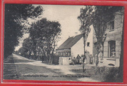 Carte Postale Belgique  Lombartzyde-Village  Avenue De La Reine  Très Beau Plan - Autres & Non Classés