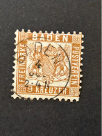 GERMANY Baden Michel #20 Used - Afgestempeld