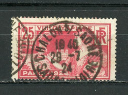 FRANCE - JO DE PARIS - N°Yt 184 Obliration Ronde De "CHALON SUR SAONE De 1924" - Used Stamps