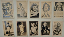 Shirley Temple, Attrice - Lotto 10 Piccole Foto - Personalidades Famosas