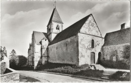 CPA Église Saint-Denis De Chérence Par La Roche-Guyon, Circulé 1963 - La Roche Guyon