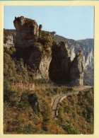 48. GORGES DU TARN – Le Château De Blancquefort / Sur La Route Des Vignes De L'AVEN ARMAND (voir Scan Recto/verso) - Gorges Du Tarn