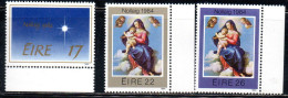 EIRE IRELAND IRLANDA 1984 CHRISTMAS ANNUNCIATION NOLLAIG NATALE NOEL WEIHNACHTEN NAVIDAD COMPLETE SET SERIE COMPLETA MNH - Ongebruikt