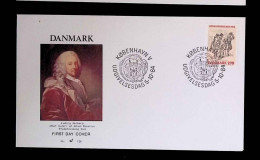 CL, FDC, Premier Jour, Udgivelsesdag, Danmark, Kobenhavn V, 5-10-84, 1984, Ludvig Holberg 1684-1984 - FDC