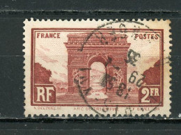 FRANCE - ARC DE TRIOMPHE - N° Yvert 258 Obli. Ronde De "PARIS De 1935" - Usados