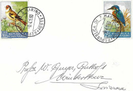 Postzegels > Europa > San Marino > 1960-69 > Kaart Met No. 649 En 650 (16979) - Brieven En Documenten