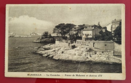 CPA Non Circulée - FRANCE -  MARSEILLE - La Corniche - Pointe De Malarmé Et Chateau D'If - Endoume, Roucas, Corniche, Stranden