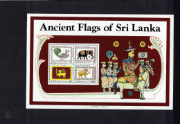 -SRI LANKA - Anciens Drapeaux - Walapane Disawa - Gajanayaka - Royal Cinghalais - Royal Ratnapura - - Sri Lanka (Ceylon) (1948-...)