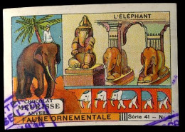 Meurisse - Ca 1930 - 41 - Le Faune Ornementale, Ornamental Fauna - 2 - Elephant - Otros & Sin Clasificación