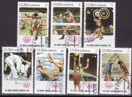 Kuba, 1976, 3135/42,  Used Oo , Olympische Sommerspiele, Montreal. - Gebraucht