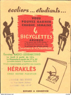 Buvard Héraclès , Les Cahiers , Publicité Librairie Des études Angers - Papierwaren