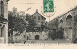 FRANCE - Montigny Sur Loing - Le Viaduc Du P L M Et La Pharmacie De Montigy Marlotte - Carte Postale Ancienne - Fontainebleau