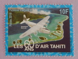 POLYNESIE FRANCAISE  YT 1176 NEUF**MNH "LES 60 ANS D'AIR HAITI" ANNÉE 2018 - Unused Stamps