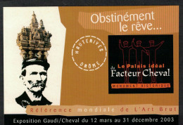 HAUTERIVES -  Carte Publicitaire Palais Facteur Cheval 2003 - Hauterives
