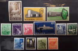 NIGERIA 1961 , 13 Timbres Industry Handcraft,Culture,Museum Airport Camel Train .. Neufs ** MNH TTB - Nigeria (1961-...)