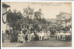 Souvenir Du Cinquantenaire 4 Aout 1909 Après Vêpres Départ De Pélerins    1910   N° 5 - Ars-sur-Formans