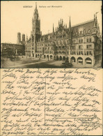 Ansichtskarte München Marienplatz, Rathaus 1922 - Muenchen