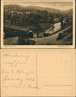 Ansichtskarte Barthmühle-Pöhl Holzbrücke 1928 - Poehl