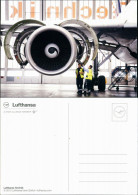 Ansichtskarte  Flugwesen - Flugzeuge Lufthansa Kunst Triebwerke Flugzeug 2010 - 1946-....: Ere Moderne