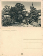 Teplitz-Schönau Teplice Schloss Schlossgarten Castle Parc Postcard 1930 - Czech Republic