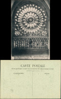 CPA Paris Kathedrale Notre-Dame: Rosace Du Transept Fenster 1925 - Notre-Dame De Paris