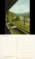 Ansichtskarte  Eisenbahn, Blick Aus Dem Fenster Auf Das Elbtal 1985 - Treni