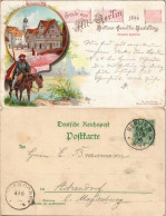 Litho AK Spandau-Berlin Berliner Gewerbe-Ausstellung Rathaus 1906 - Spandau