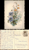 Ansichtskarte  Botanik :: Blumen Blumenstrauss - Künstlerkarte 1972 - Altri & Non Classificati