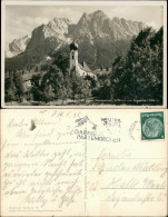Grainau Umland-Ansicht Waxenstein (Wettersteingebirge) Kapelle Kirche 1935 - Autres & Non Classés
