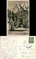 Hammersbach-Grainau Umlandansicht Kirchen Kapelle Blick Z.d. Waxensteine 1937 - Autres & Non Classés