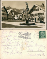 Garmisch-Garmisch-Partenkirchen Denkmal Häuser Partie Am Floriansplatz 1937 - Garmisch-Partenkirchen