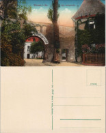 Ansichtskarte Wurzen Amtsgericht - Durchblick - Tor 1913 - Wurzen