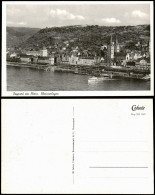 Ansichtskarte Boppard Panorama-Ansicht Rheinanlagen 1953 - Boppard