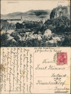 Postcard Tetschen-Bodenbach Decín Stadtblick 1918 - Czech Republic