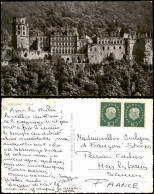 Heidelberg Heidelberger Schloss Gesamtansicht, Castle Building 1955 - Heidelberg