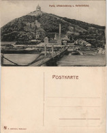 Ansichtskarte Porta Westfalica Wittekindsberg, Kettenbrücke UndFabrik 1912 - Porta Westfalica