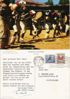 Südafrika   Zoulou, Tanz ZULU Stamm, Native Dance 1964   Stempel Johannesburg - Südafrika